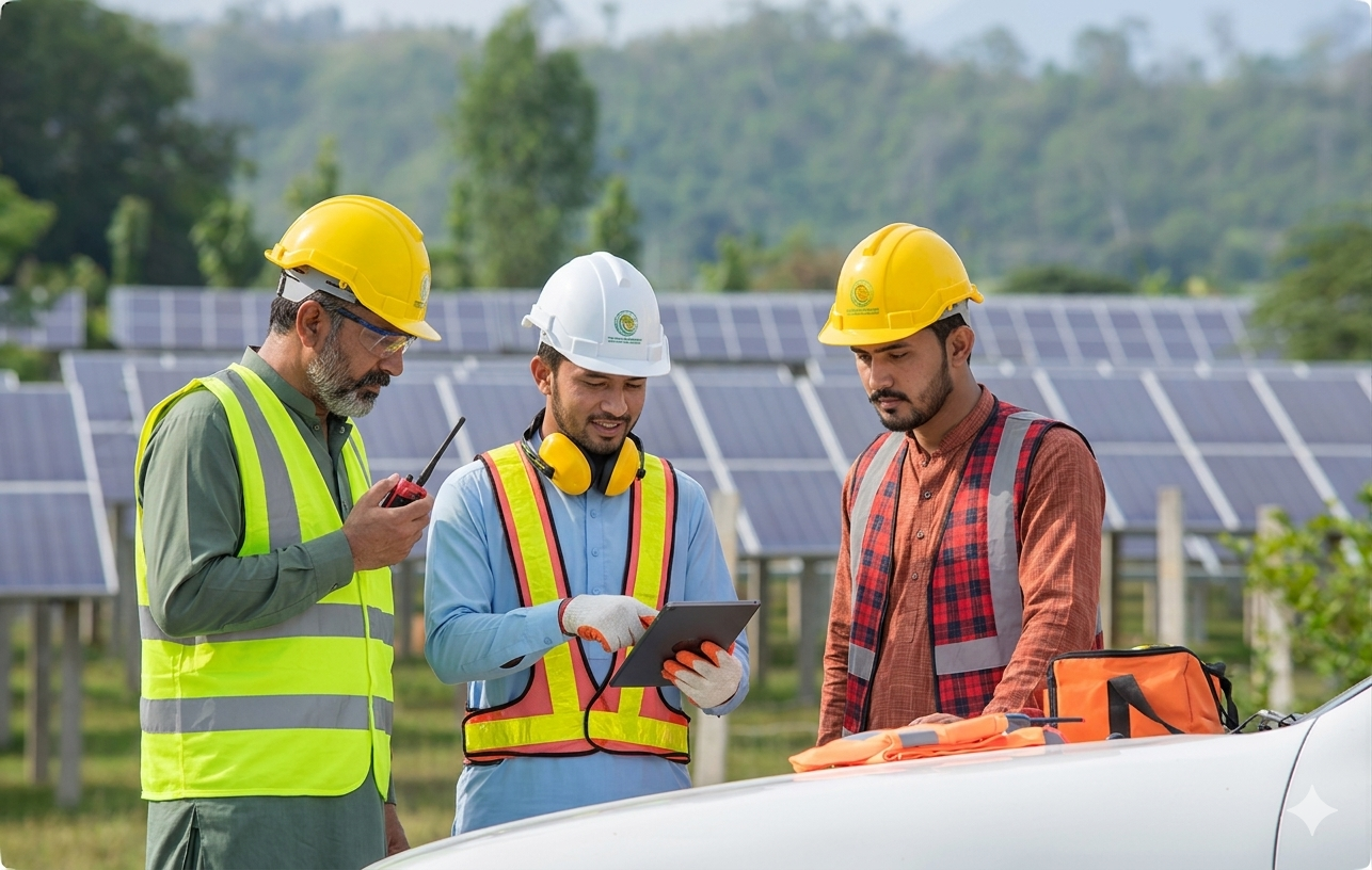 solar engineering team